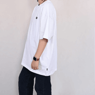 Vans T Shirts White Crew Neck Moderate Straight Fit