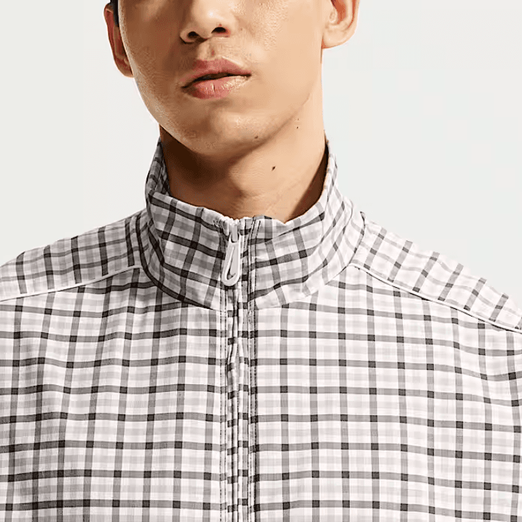 Nike Jackets University Gray Stand Collar Moderate Other