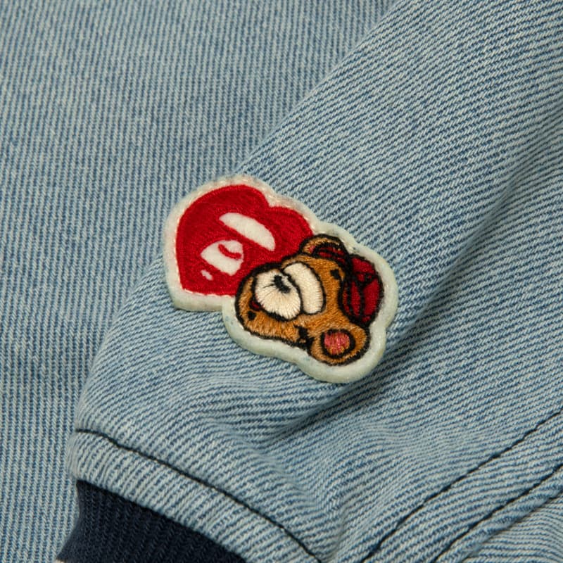 Aape hooded embroidered jacket