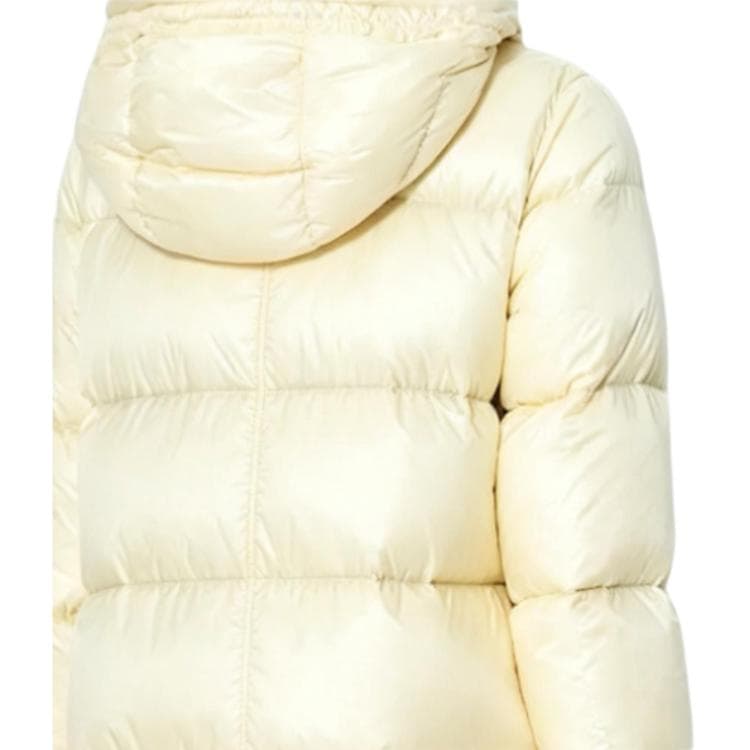 Moncler Puffer Jackets Yellow Hooded (Nondetachable) Moderate