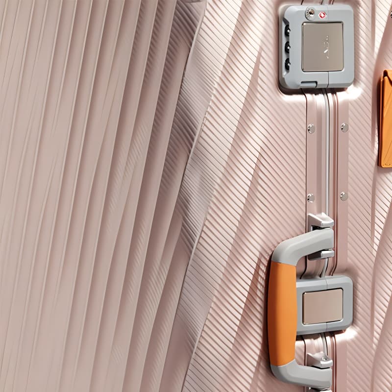 TUMI 19 Degree Aluminum Hard Shell Aluminum Alloy International Travel Luggage, Suitcase 28 Inch Pink