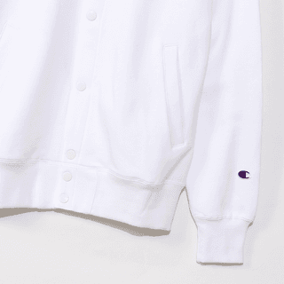 Champion Baseball Jacket Japan Version White