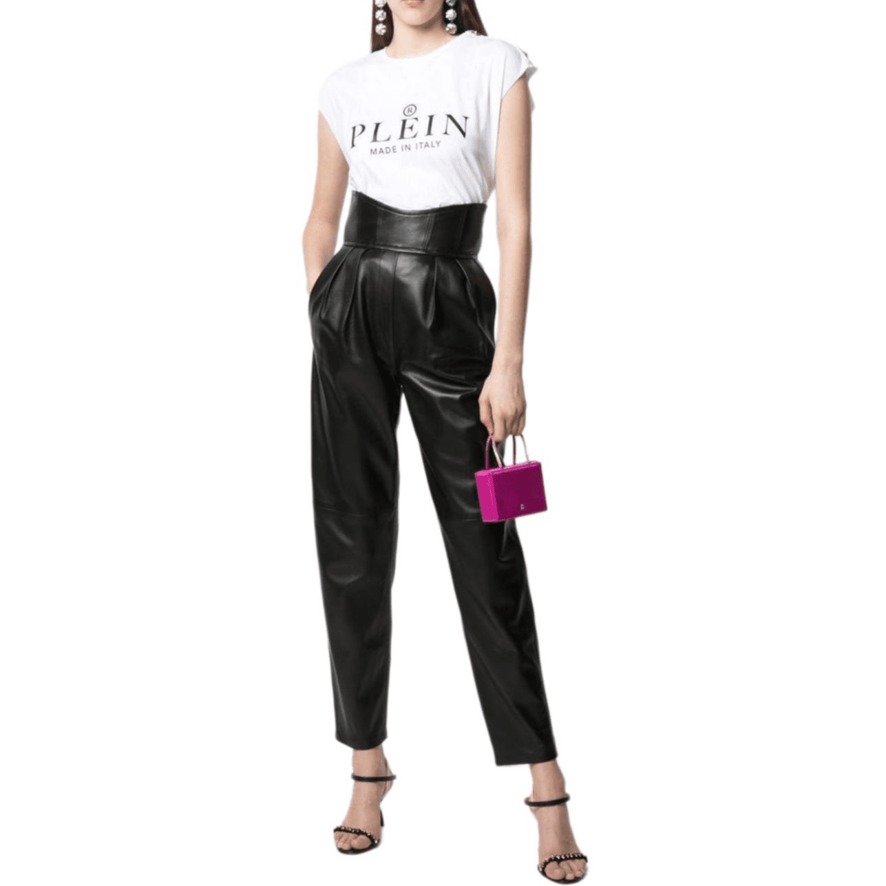PHILIPP PLEIN High waisted Trousers