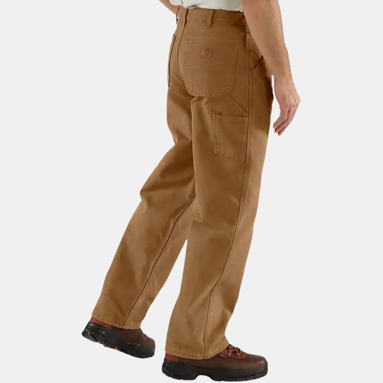 Carhartt B111 WASHED DUCK FLANNEL LINED UTILITY PANT Cargo LOOSE FIT