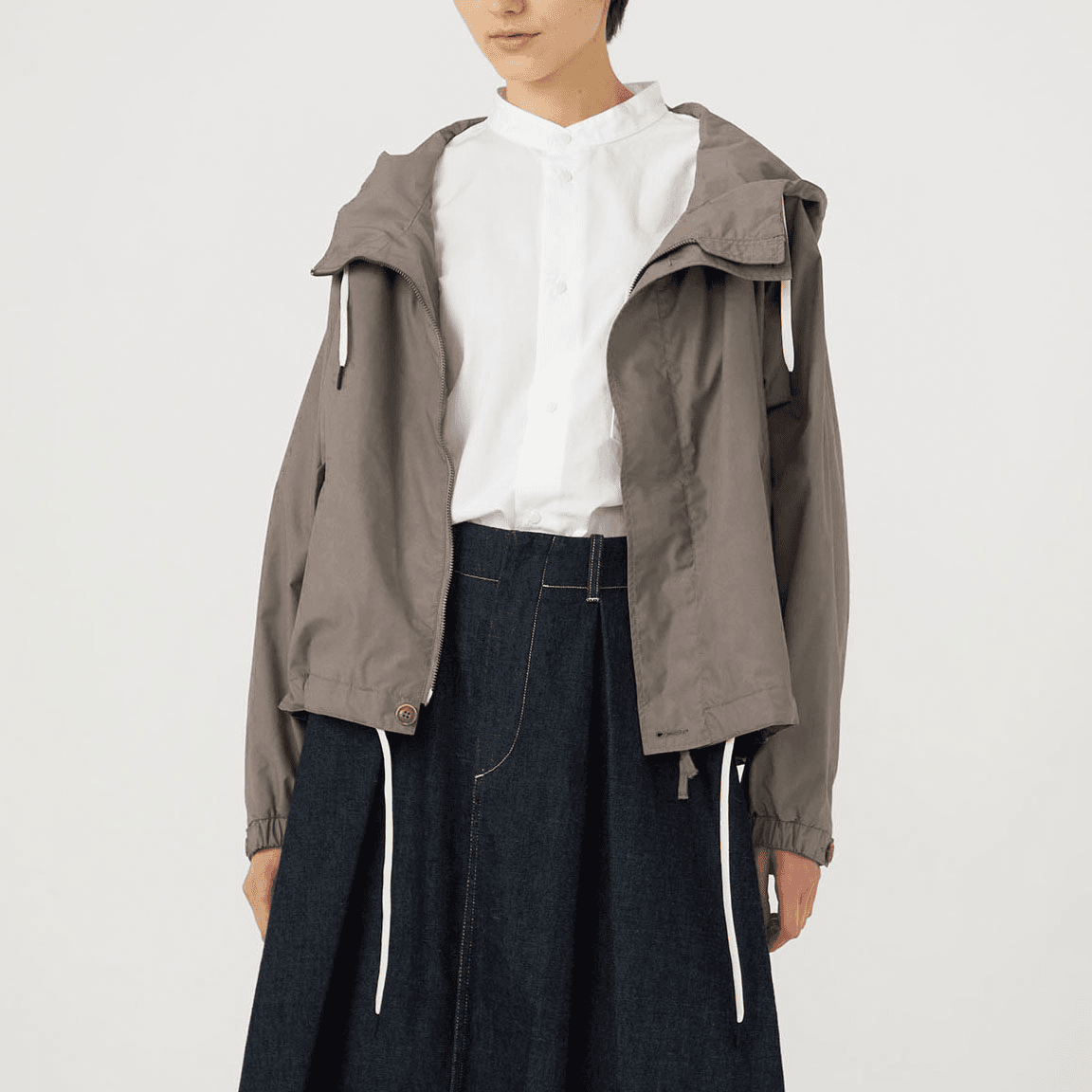 Nanamica Jackets Light Beige Hooded (Nondetachable) Moderate Other