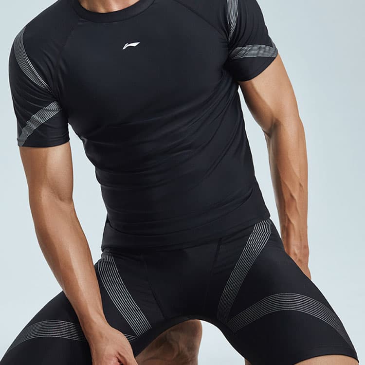 Li Ning Swimwear Sets Black Moderate