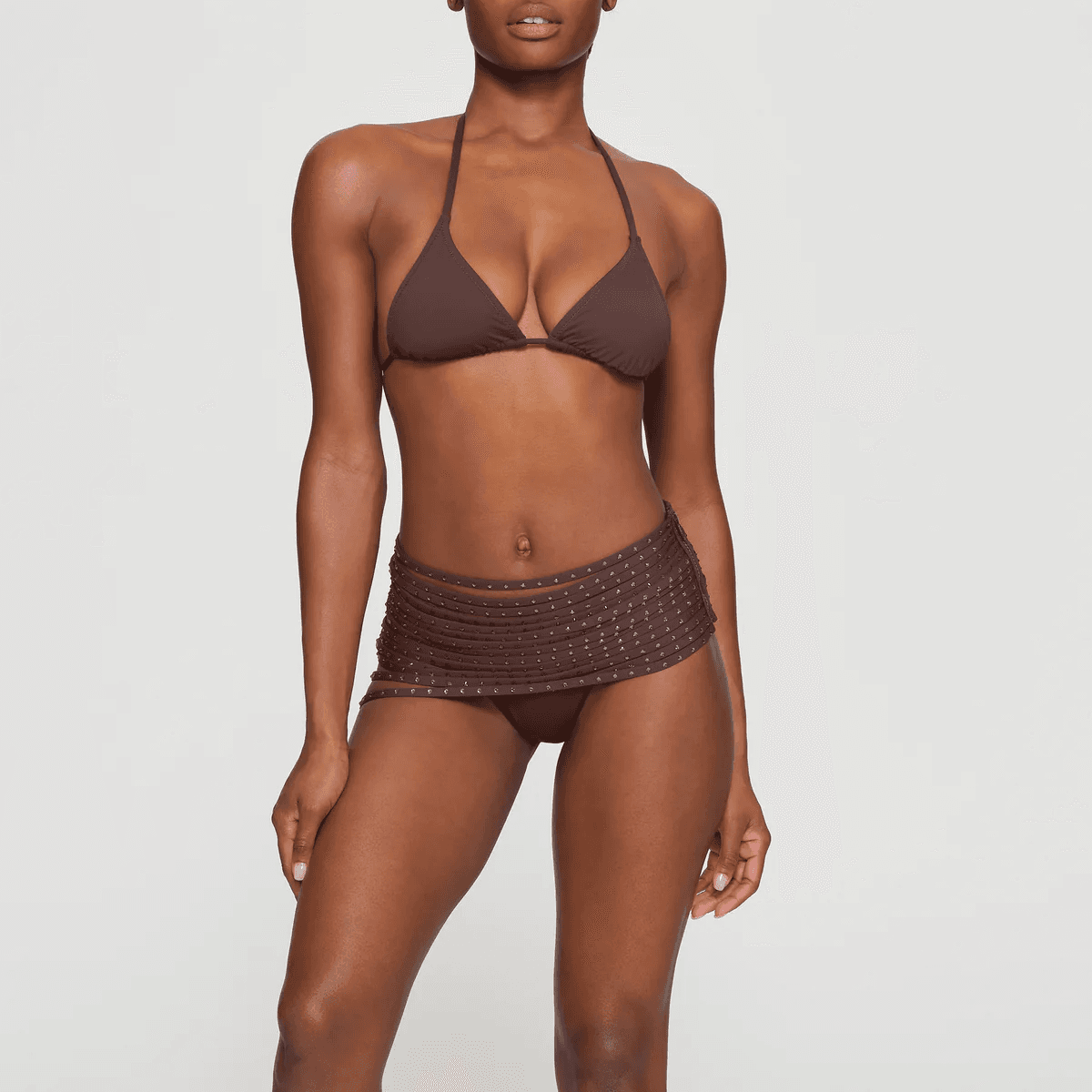 Skims Swim & Cocoa Skirt Two Piece Swimsuit
