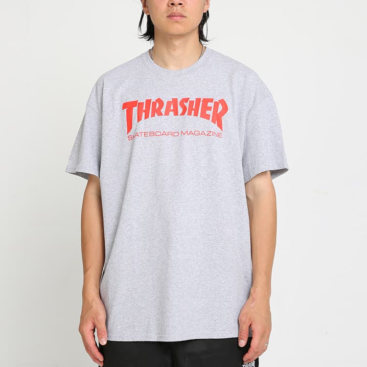 Thrasher T Shirt US Version Gray Red
