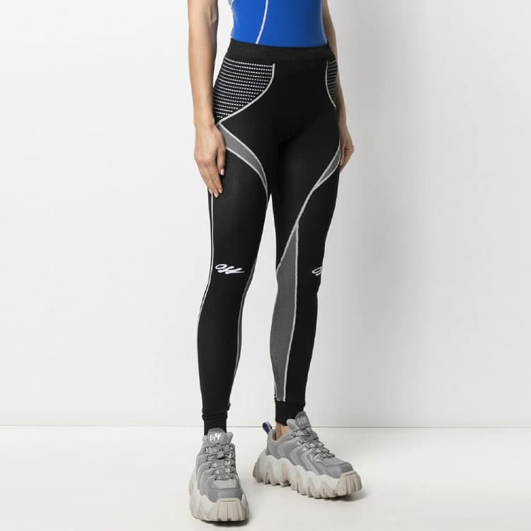 OFF WHITE SS21 Leggings Black Moderate