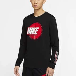 Nike T Shirts Black Crew Neck Moderate