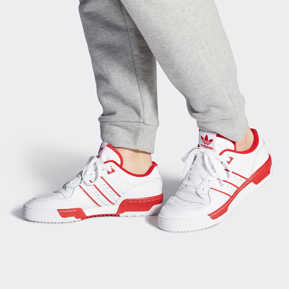 Adidas Rivalry 'White Scarlet'