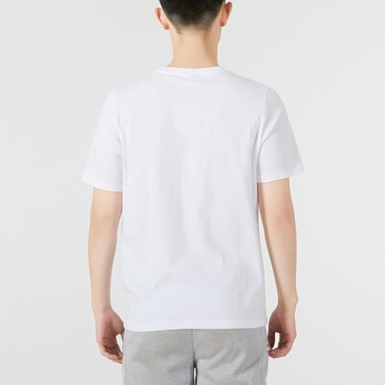 PUMA TShirts White Crew Neck Moderate Straight Fit