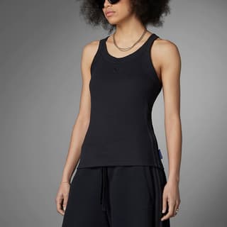 Adidas Originals Sleeveless Sports Shirts Black Racerback