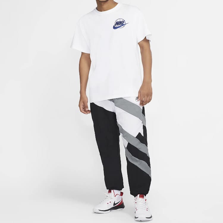 Nike T Shirts White Crew Neck Moderate Straight Fit