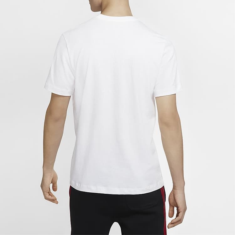 Jordan TShirts White Crew Neck Moderate Straight Fit