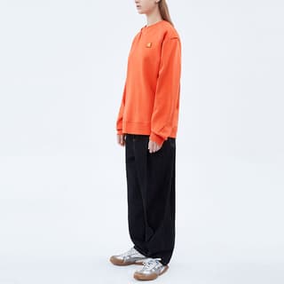 ADER ERROR Sweatshirts Orange Crew Neck Moderate Regular
