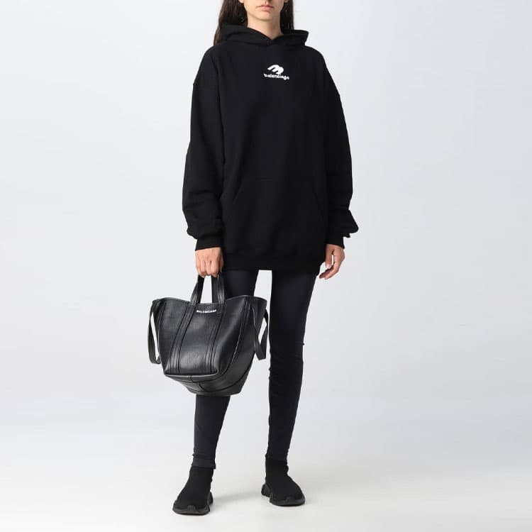 Balenciaga Sweatshirt Loose Fit Black