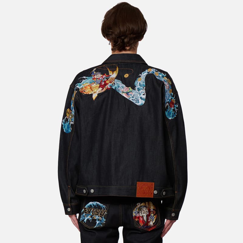 EVISU Denim Jacket Denim Blue