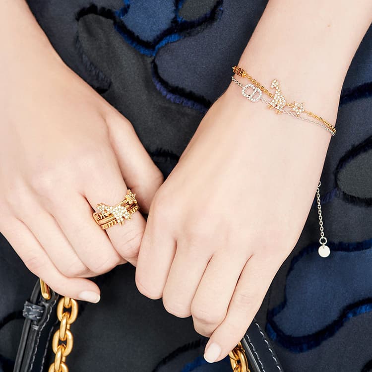 DIOR Metal Crystal Bracelets