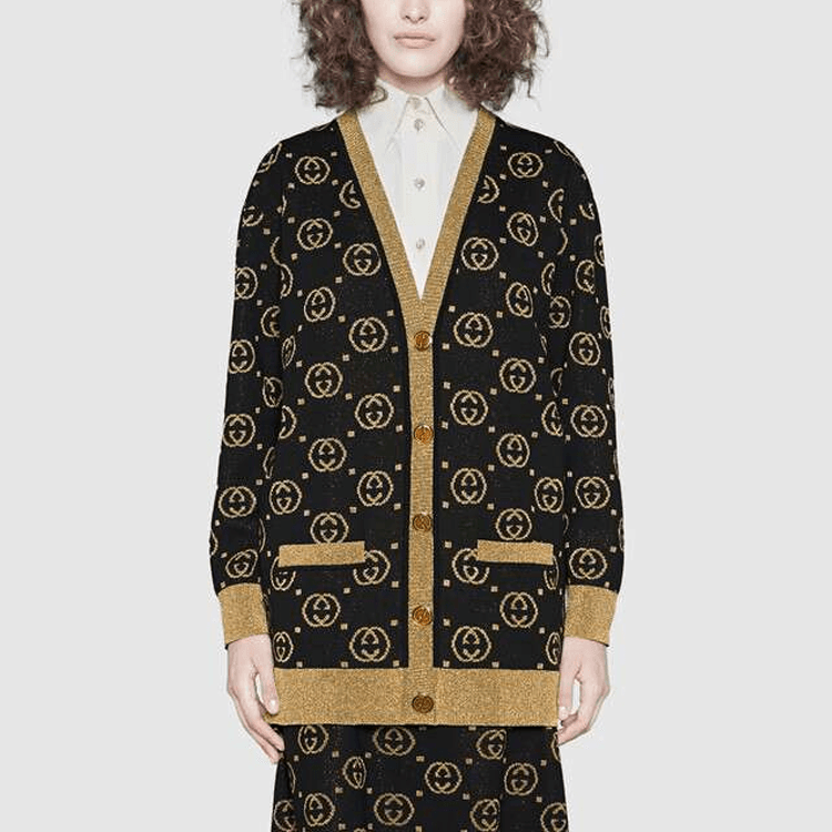GUCCI Knitwear Black Vneck Moderate