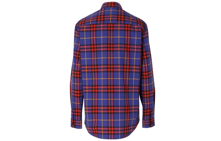 Burberry Shirts Purple Pointed Collar Moderate Other