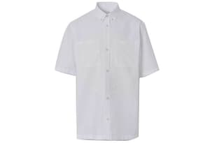Burberry Shirts White Lapel Moderate Shirt