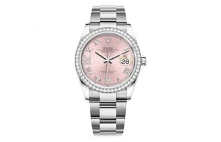 ROLEX Automatic Mechanical Movement Watch 36mm Pink Watch Dial