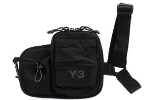 Y 3 Polyester Shoulder Bag Black