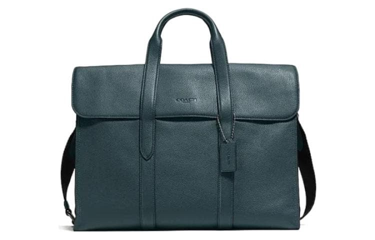 COACH Metropolitan Briefcase Blue Basic Set (Bag+Dust Bag)