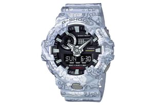 CASIO Men Liquid Crystal/Analog Dual Display Series Black Watch GA700CG7A