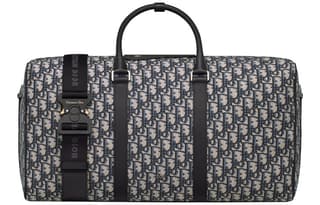 DIOR Embroidery Monogram All over Print Detachable Strap Travel Bag, Shoulder Bag, Crossbody Bag, Handbag Regular