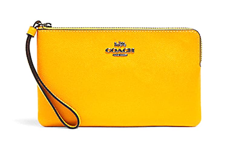 COACH Clutch Small Candy Yellow Basic Set (Bag+Dust Bag)