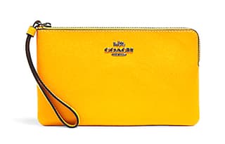 COACH Clutch Small Candy Yellow