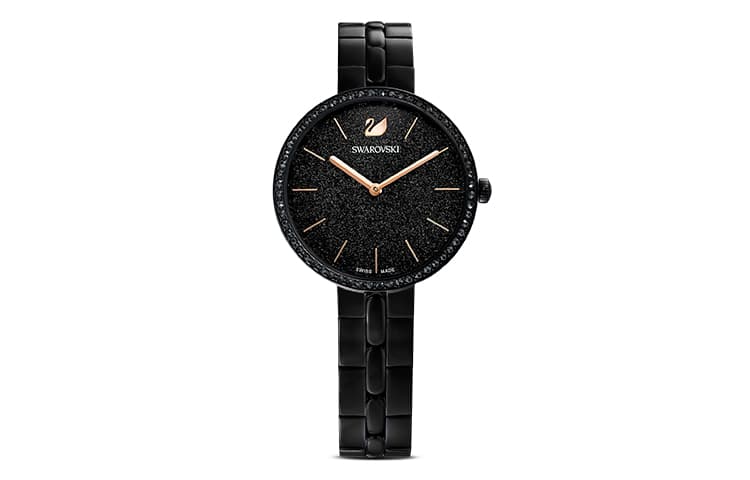 Swarovski COSMOPOLITAN Wrist Watch Quartz Movement Black Dial Watch Black Dial