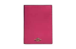 COACH Passport Case Passport Holders Pink