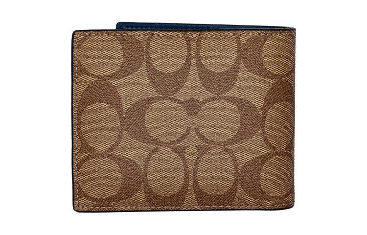 COACH Disney Collaboration 3 IN 1 Wallet Polyester Wallet Brown