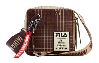 FILA Mihara Yasuhiro Collaboration Artificial Crossbody Bag, Shoulder Bag Regular Khaki