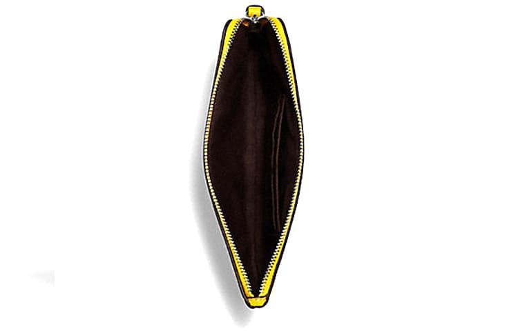 COACH Clutch Small Candy Yellow
