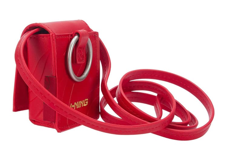 Li Ning Sports Life Collection Polyester One Shoulder Crossbody Earphone Case Regular Red