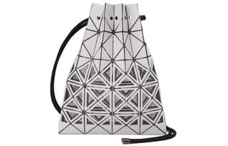 ISSEY MIYAKE Frame Artificial Cell Phone Pouch, Shoulder Bag, Crossbody Bag Light Gray
