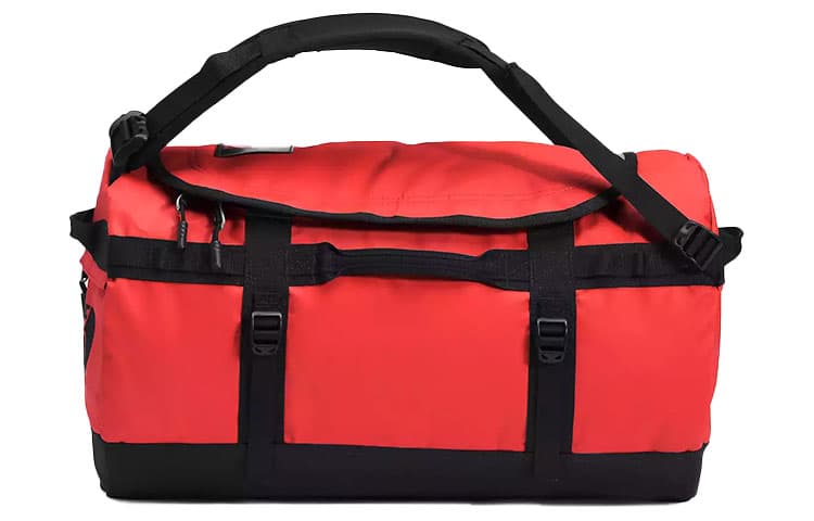 THE NORTH FACE 50L Nylon Fabric Travel Bag Red Red