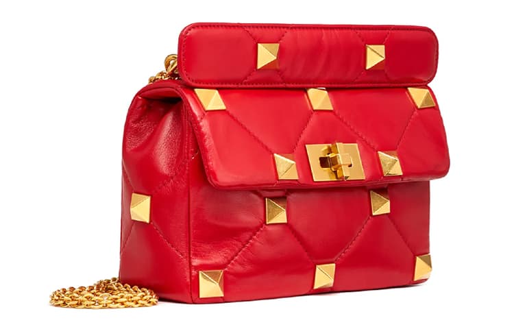Valentino Sheepskin Crossbody Bag, Shoulder Bag Red