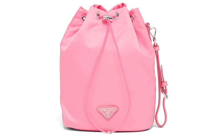 PRADA Nylon Makeup Bag Toiletry Bag Begonia Pink Basic Set (Bag)