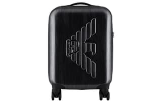 EMPORIO ARMANI ABS Resin Travel Suitcase Luggage 20 Inch Black Gray