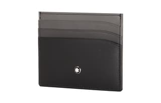 MONTBLANC Meisterstuck Gradient Cow Card Holder Gray/Black