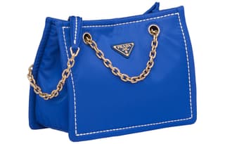 PRADA Nylon Shoulder Bag, Crossbody Bag, Handbag Blue
