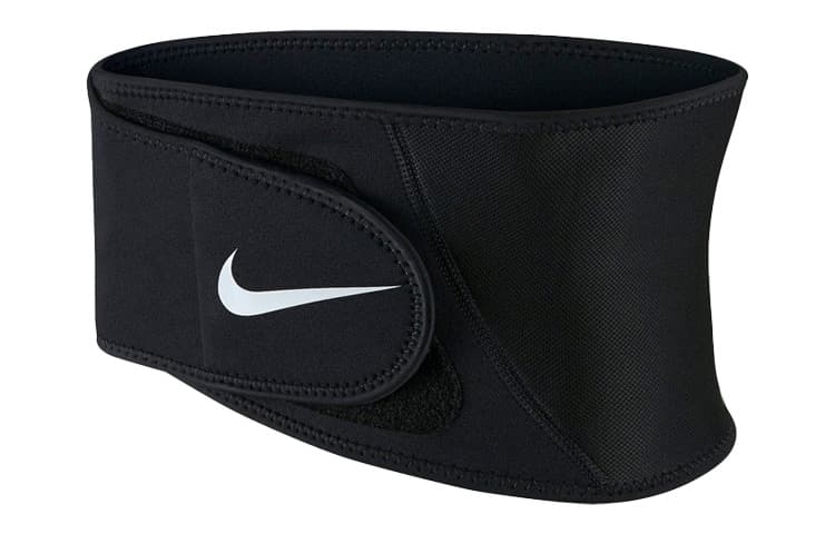 Nike Polyamide Back Support Braces Black