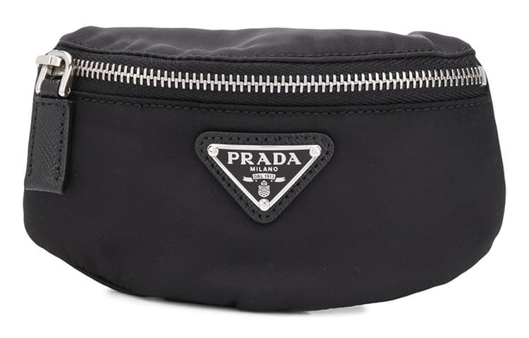 PRADA Wristband Type Nylon Clutch Mini Black Box(Basic Set+Box)