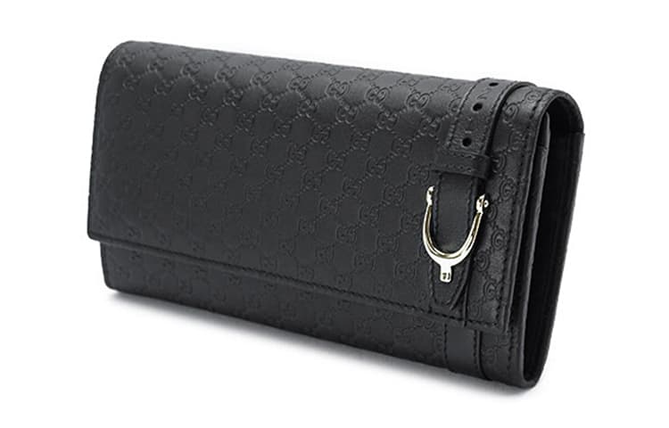 GUCCI Leather, Cow Wallet Black