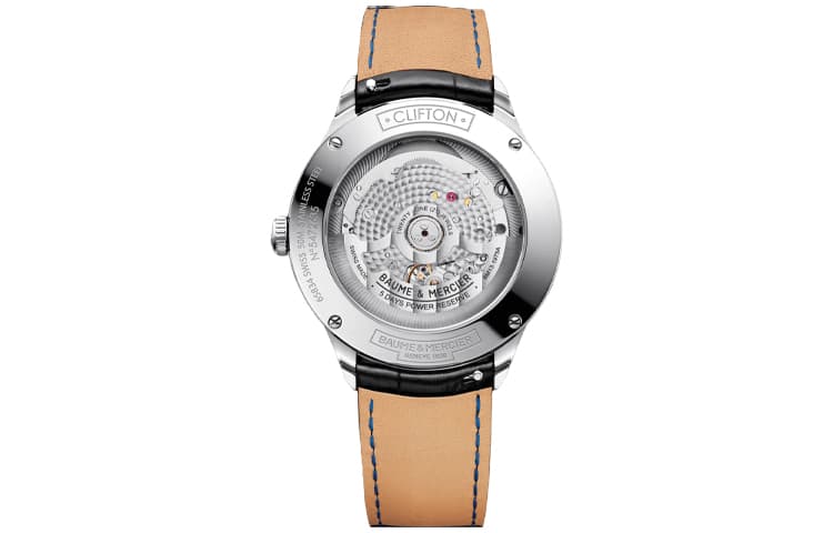 Baume & Mercier Creighton Collection Automatic Mechanical Movement COSC Watch 40mm Blue Dial